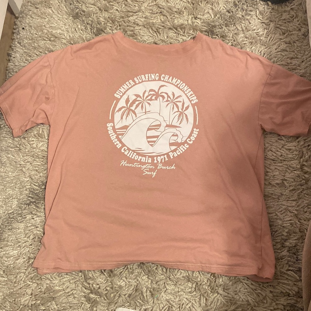 Pink surfing shirt